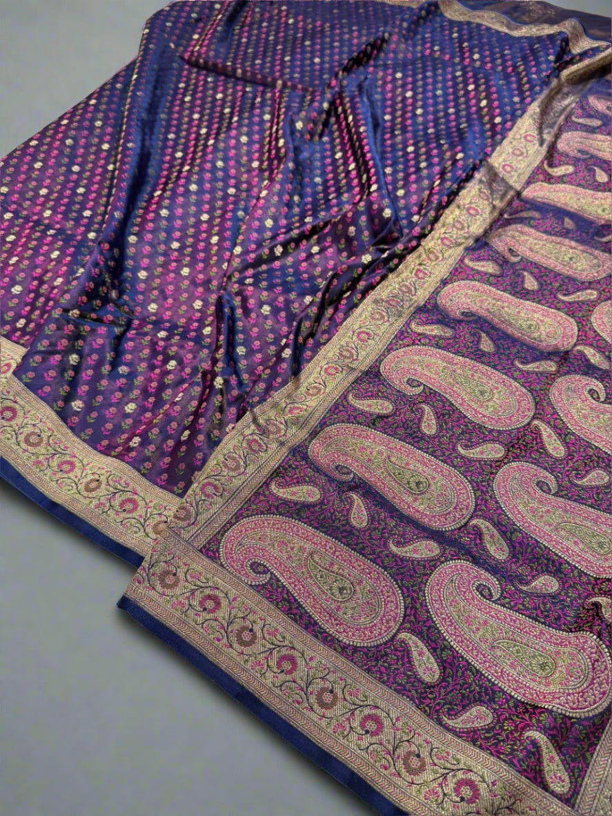 πΈ Banarasi Pashmina Saree β The Grace of Banaras in Every Drape πΈ