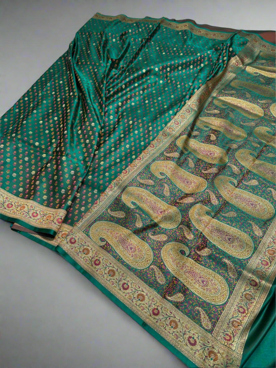 πΈ Banarasi Pashmina Saree β The Grace of Banaras in Every Drape πΈ