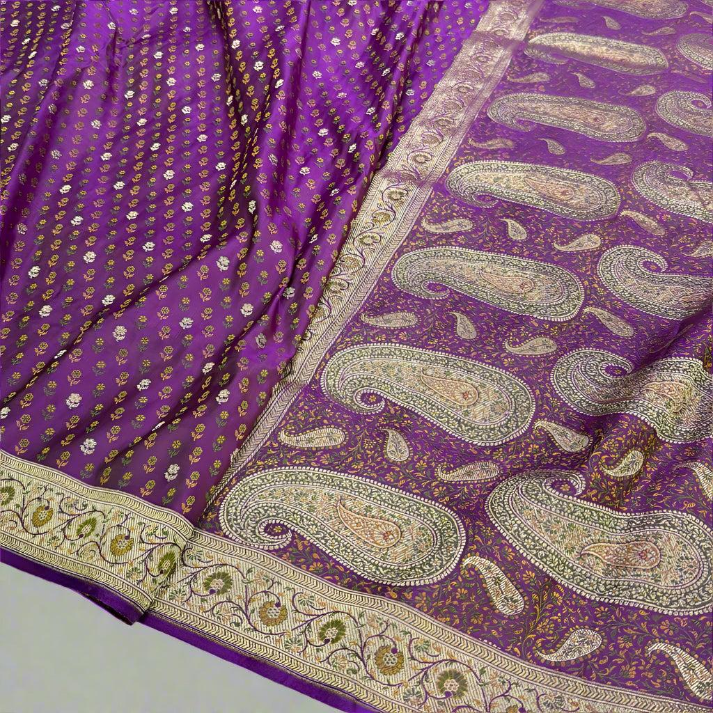 πΈ Banarasi Pashmina Saree β The Grace of Banaras in Every Drape πΈ