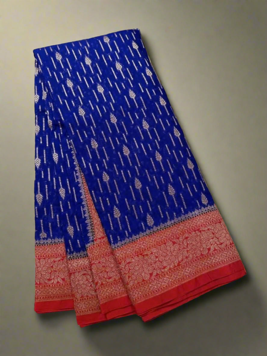 VLS-394 – Banarasi Katan Georgette Silk Soft Saree – Exclusive Collection