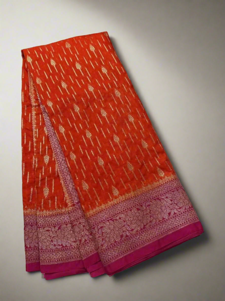 VLS-394 – Banarasi Katan Georgette Silk Soft Saree – Exclusive Collection