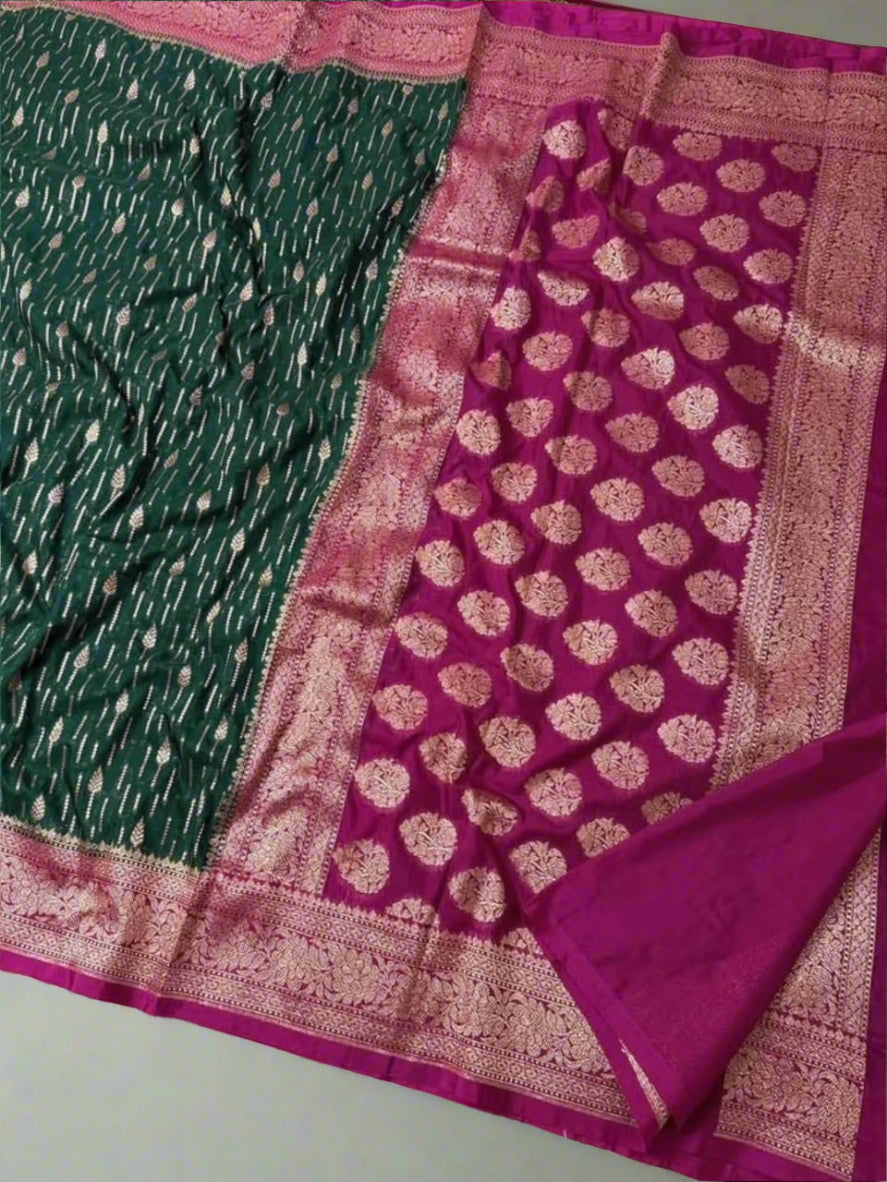 VLS-394 – Banarasi Katan Georgette Silk Soft Saree – Exclusive Collection
