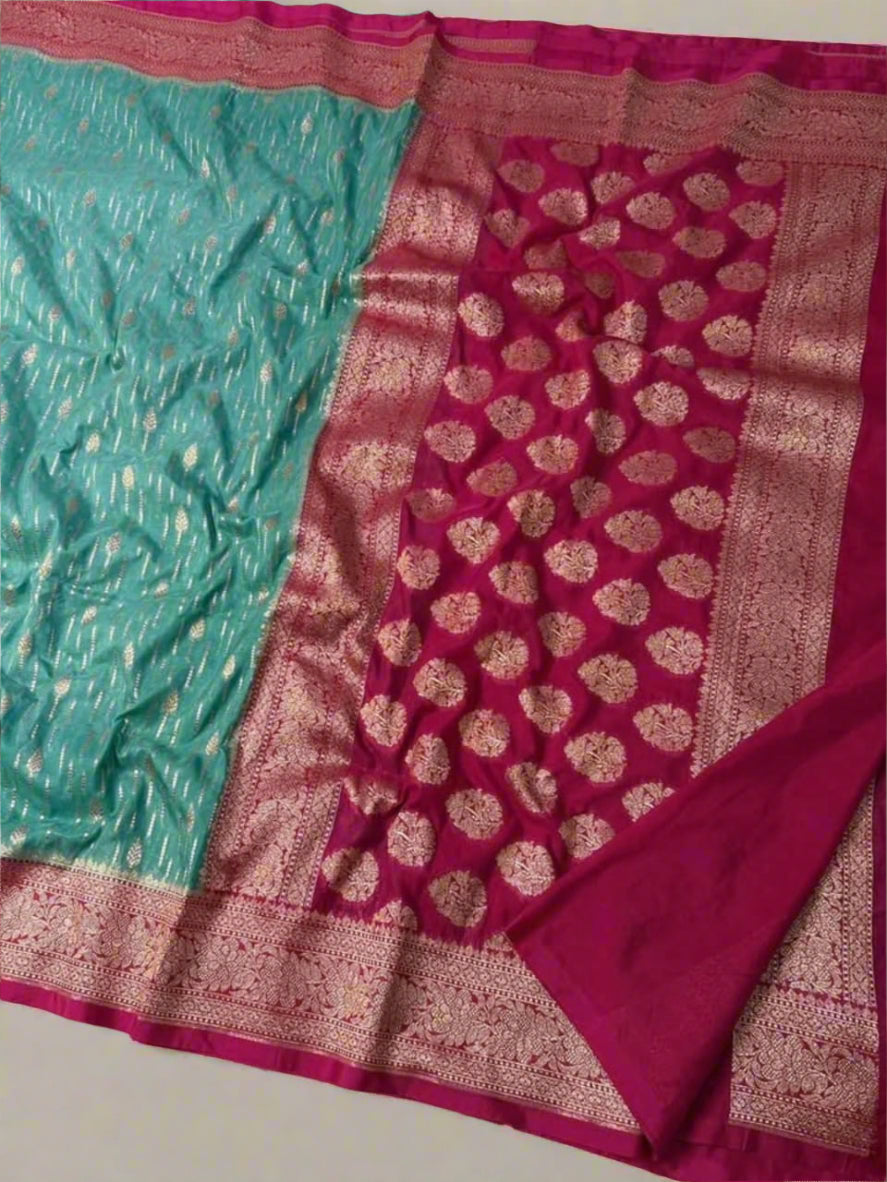 VLS-394 – Banarasi Katan Georgette Silk Soft Saree – Exclusive Collection