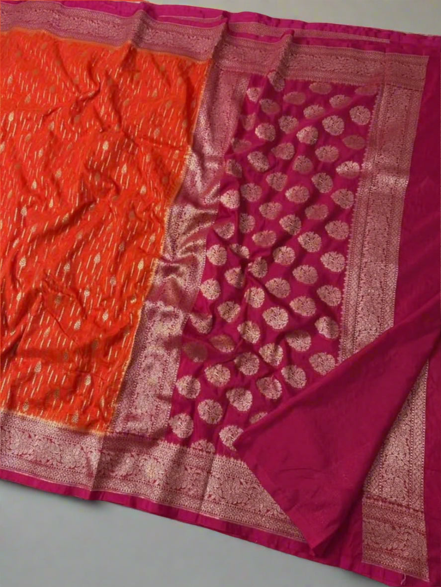 VLS-394 – Banarasi Katan Georgette Silk Soft Saree – Exclusive Collection