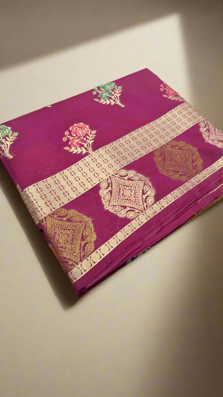 VLS 396 Banarasi Handloom Silk Saree