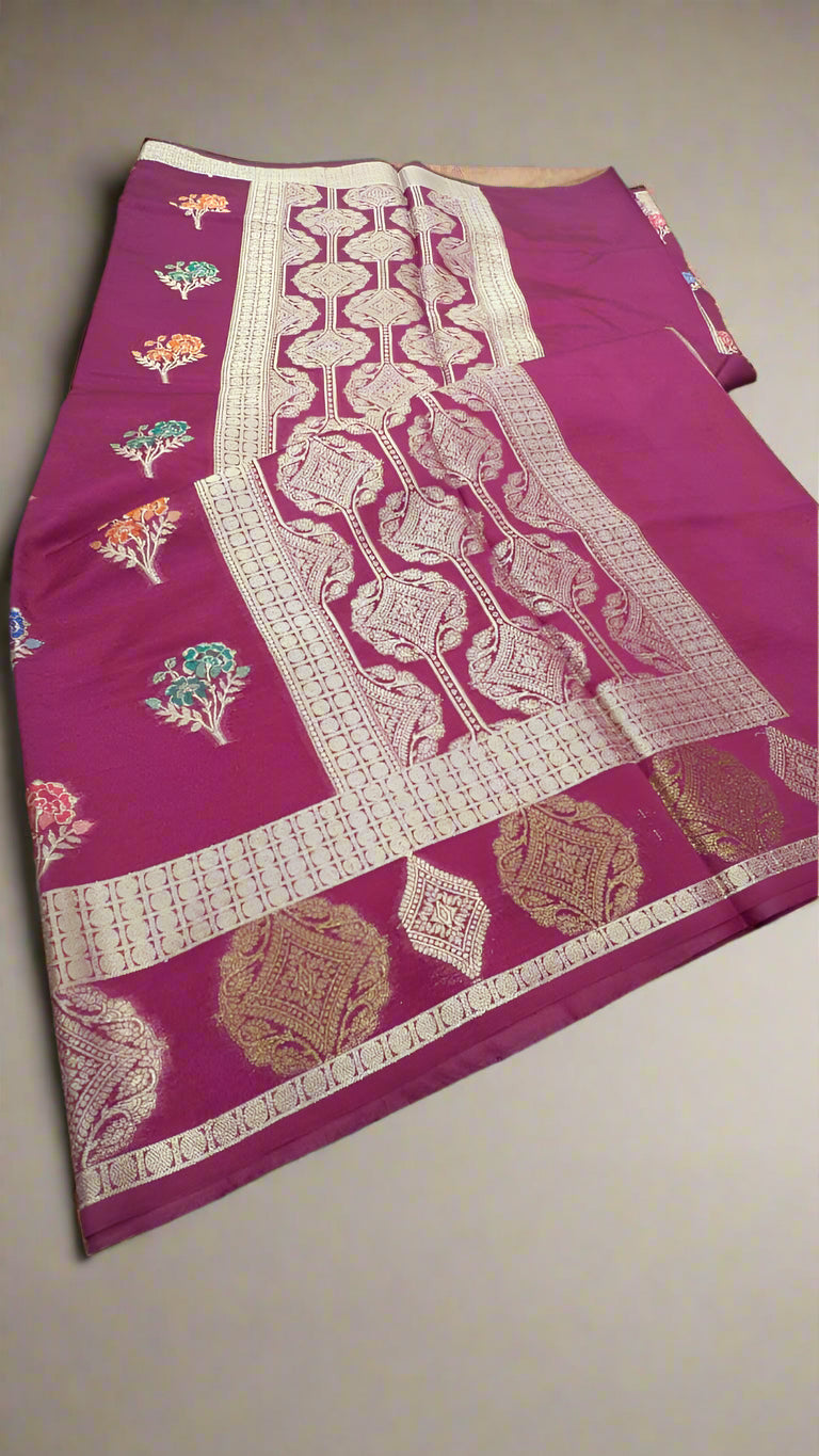 VLS 396 Banarasi Handloom Silk Saree