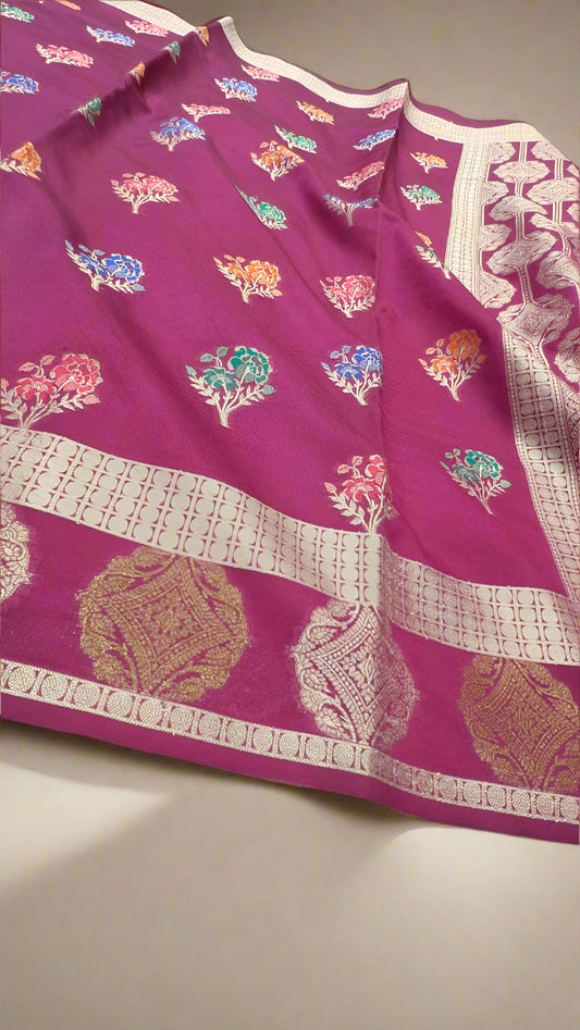 VLS 396 Banarasi Handloom Silk Saree