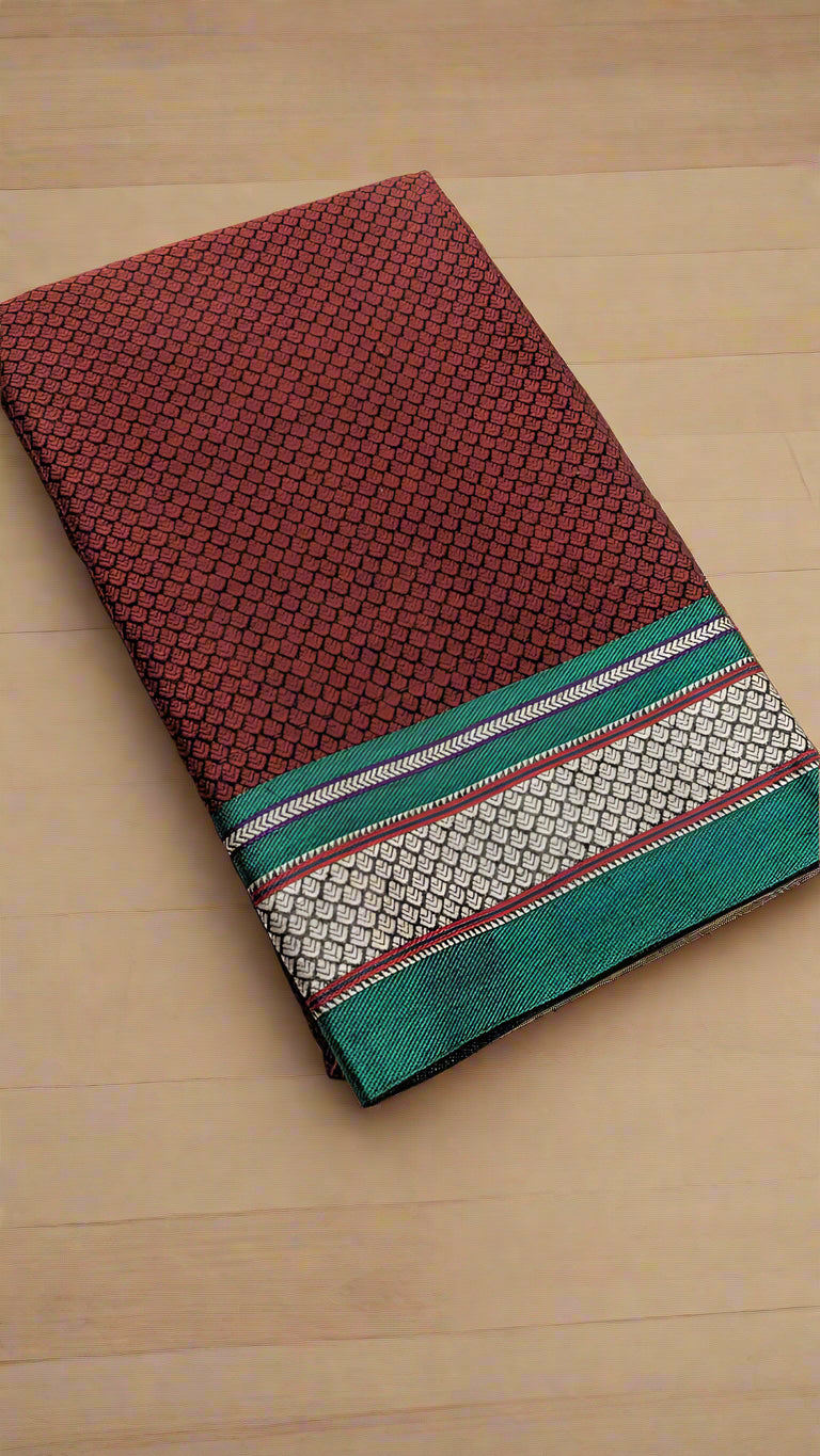 VLS 400 Banarasi Soft Cotton Silk Resham Brocade Saree – Lightweight & Elegant (No Blouse Piece)