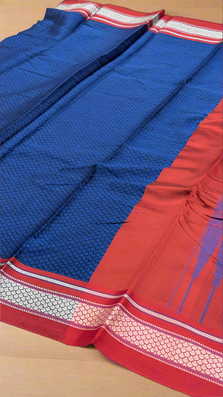 VLS 400 Banarasi Soft Cotton Silk Resham Brocade Saree – Lightweight & Elegant (No Blouse Piece)