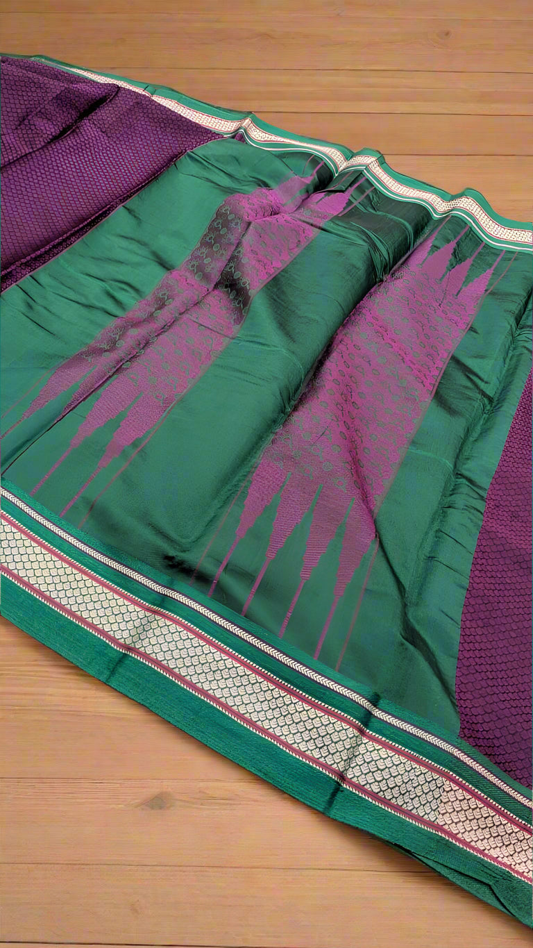VLS 400 Banarasi Soft Cotton Silk Resham Brocade Saree – Lightweight & Elegant (No Blouse Piece)