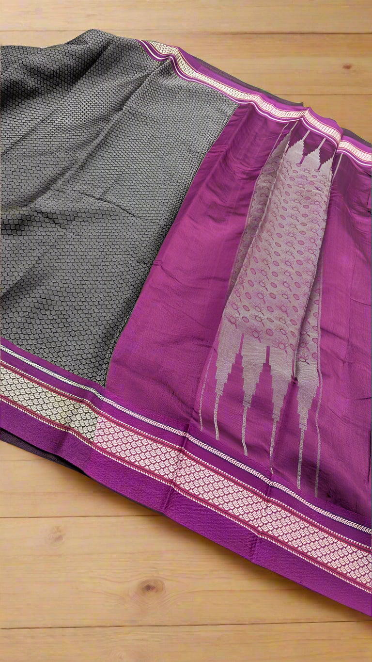 VLS 400 Banarasi Soft Cotton Silk Resham Brocade Saree – Lightweight & Elegant (No Blouse Piece)