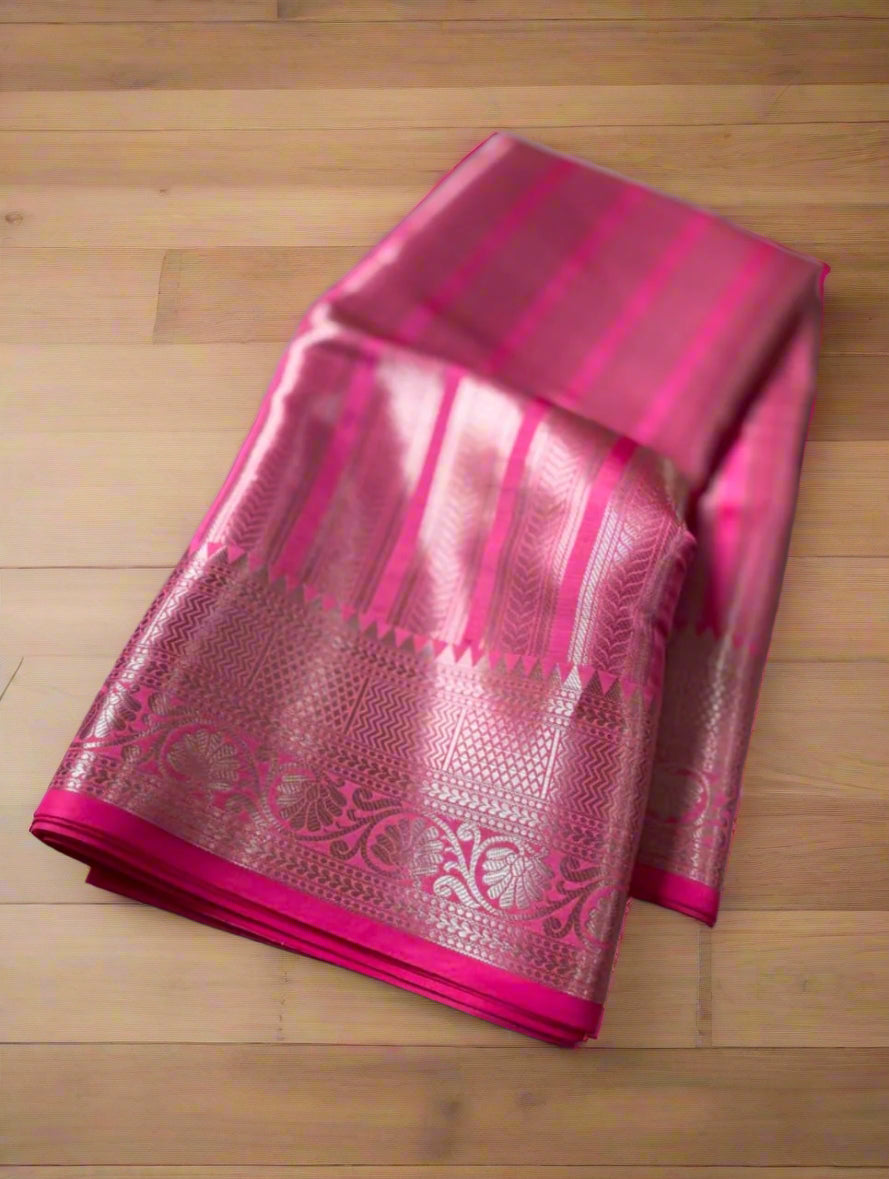 VLS 425 – Celebrity Inspired Katan Silk Kanjivaram Saree ✨