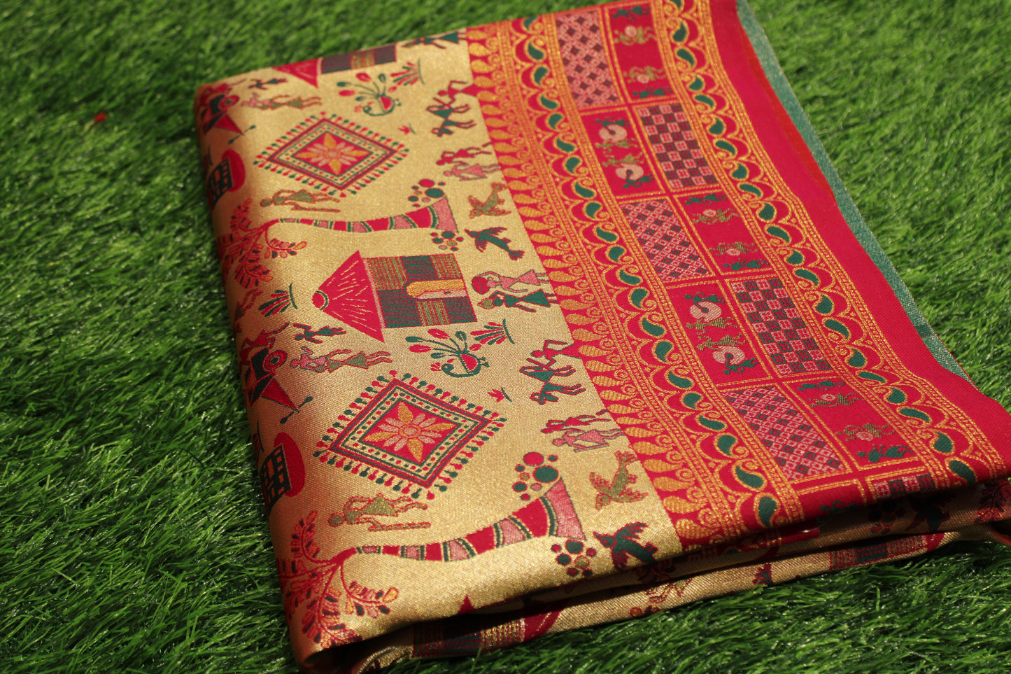 Kanjivaram-Style Banarasi Tissue Silk Saree – A Masterpiece of Heritage Weaving