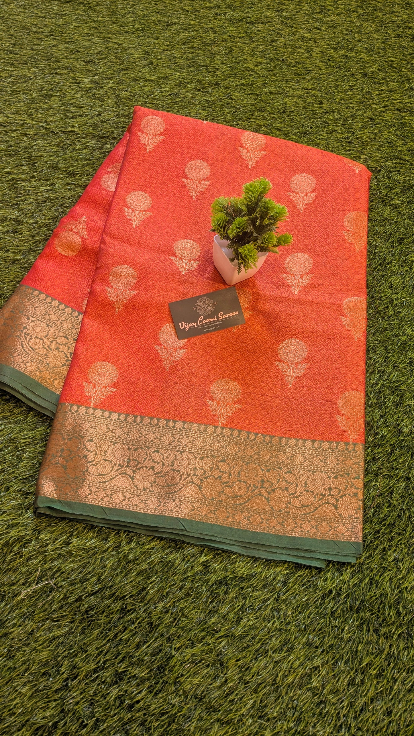 Banarasi Organza jamawar silk