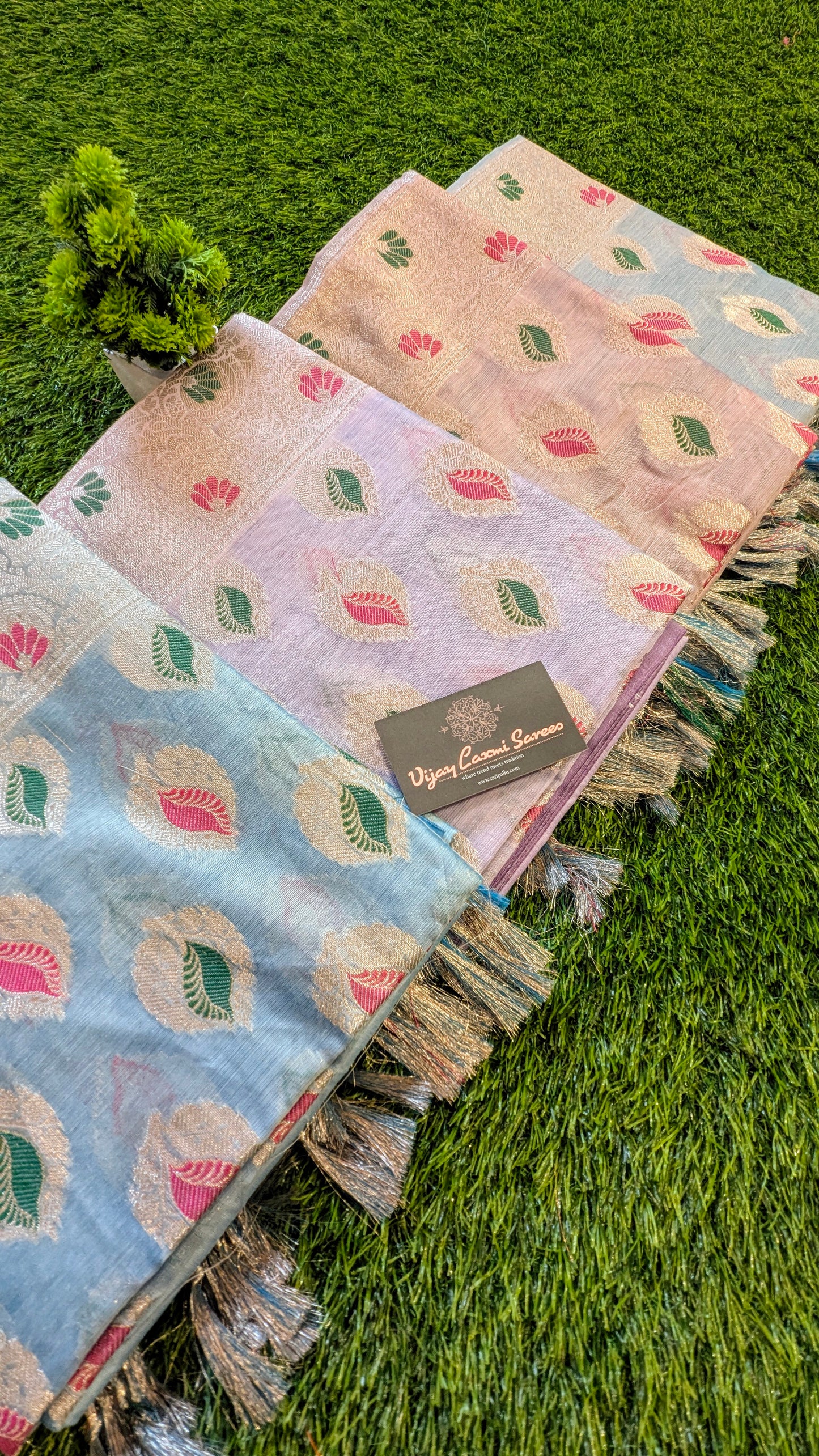 Chanderi 3-Piece Dress Material – Exclusive at ZARIPALLU