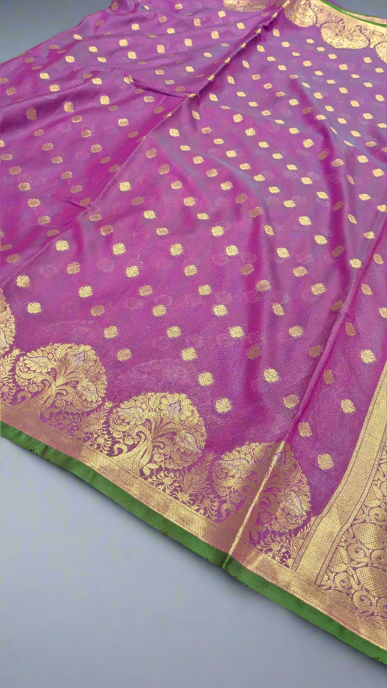 VLS-357 β Premium Resham Katan Booti Banarasi Saree