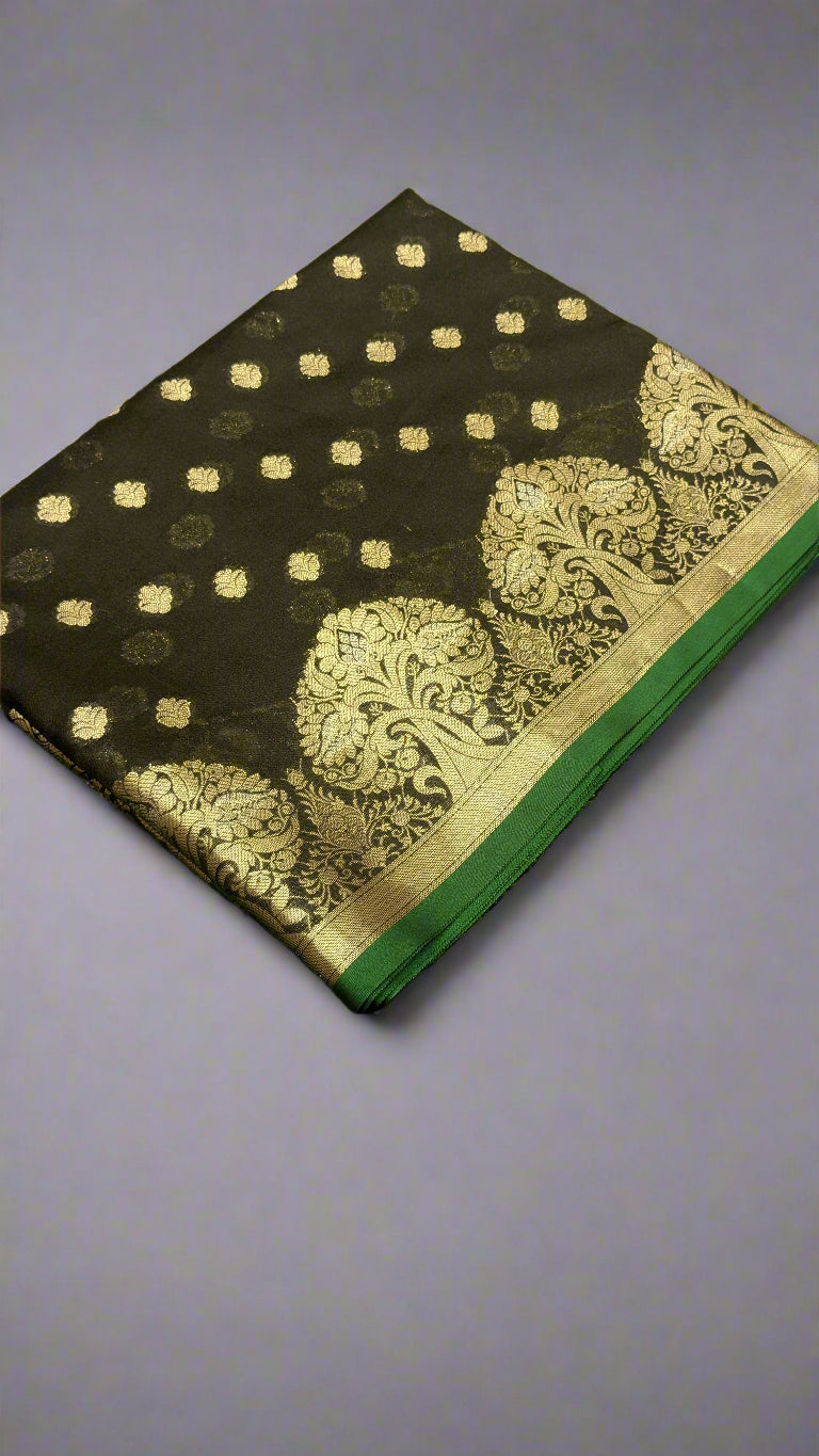VLS-357 β Premium Resham Katan Booti Banarasi Saree