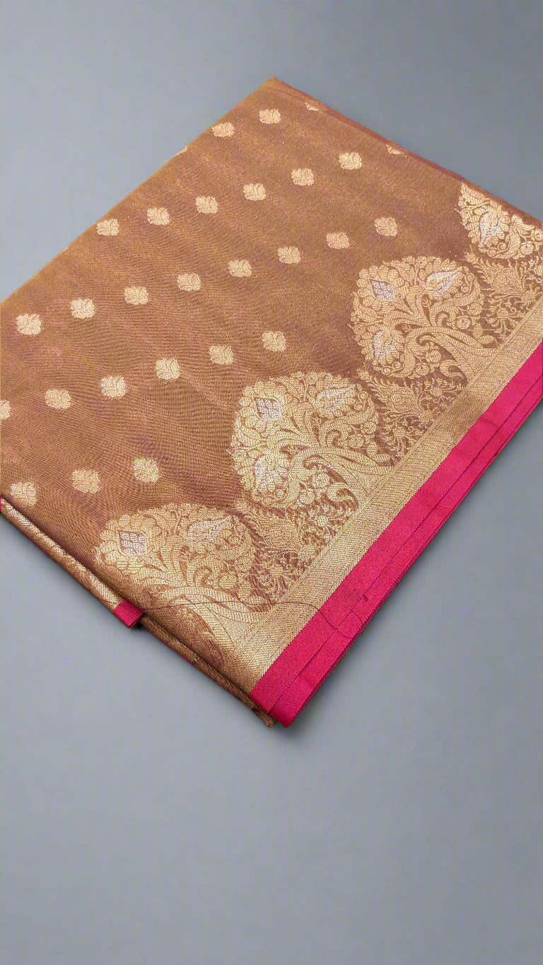 VLS-357 β Premium Resham Katan Booti Banarasi Saree