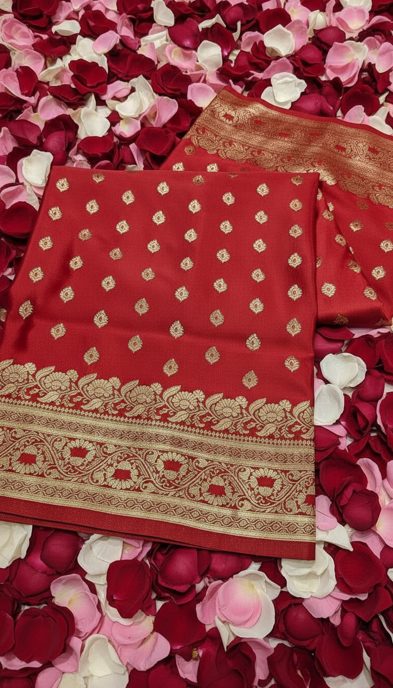 Banarasi Handloom Mashru Katan Silk Saree β¨: VLS 438