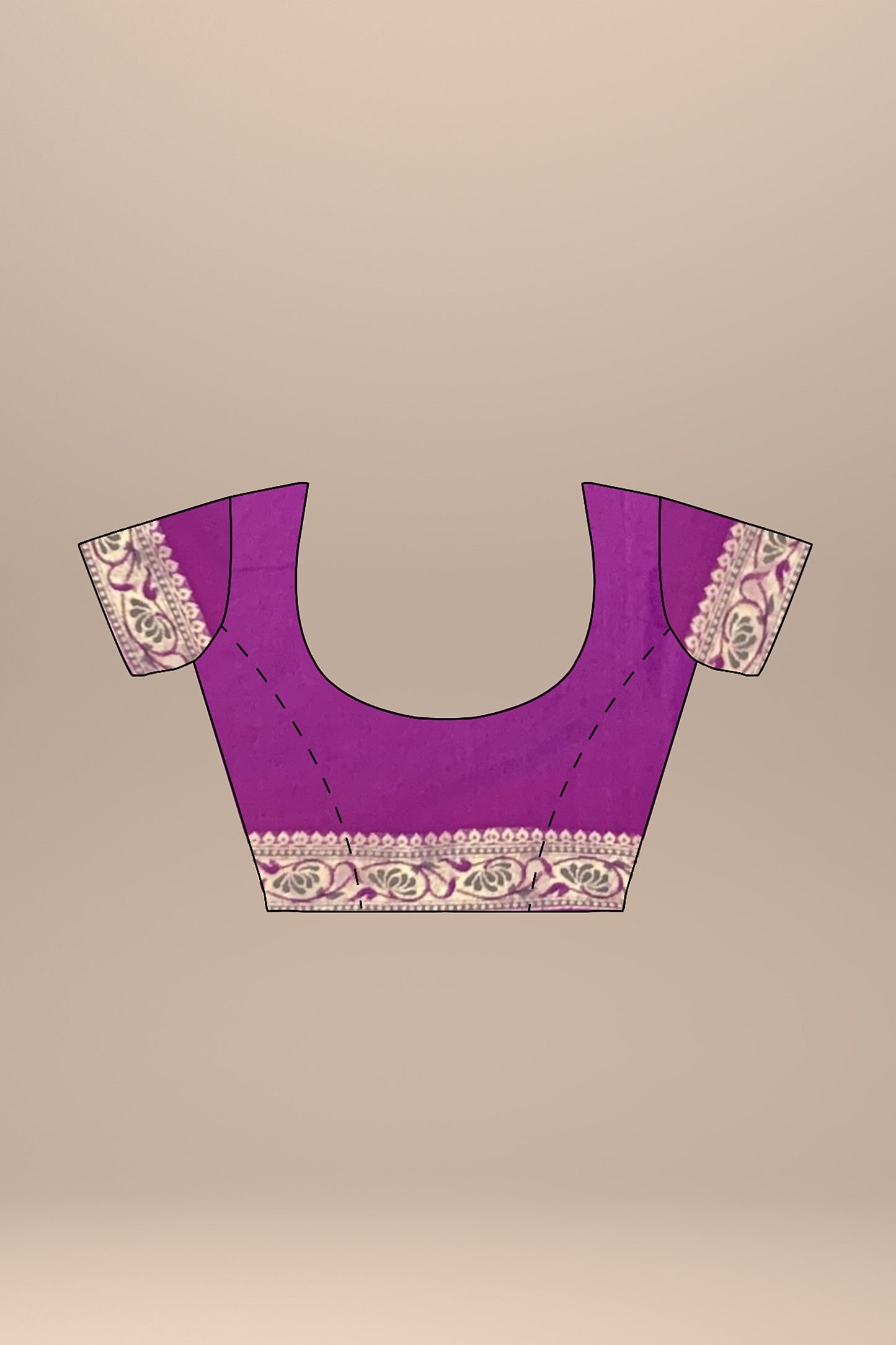 Elegant Silk Saree with Meenakari Border and Pallu Featuring Parallel Tissue Weave