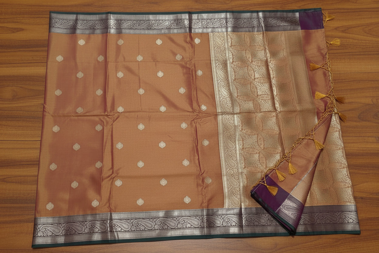 π VLS 468 β Royal Banarasi Katan Silk Saree A Timeless Expression of Grandeur & Heritage