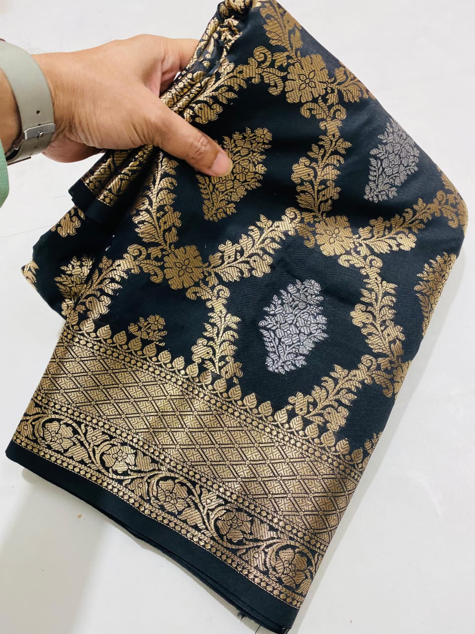 BLACK NITA AMBANI MAM INSPIRED SAREE