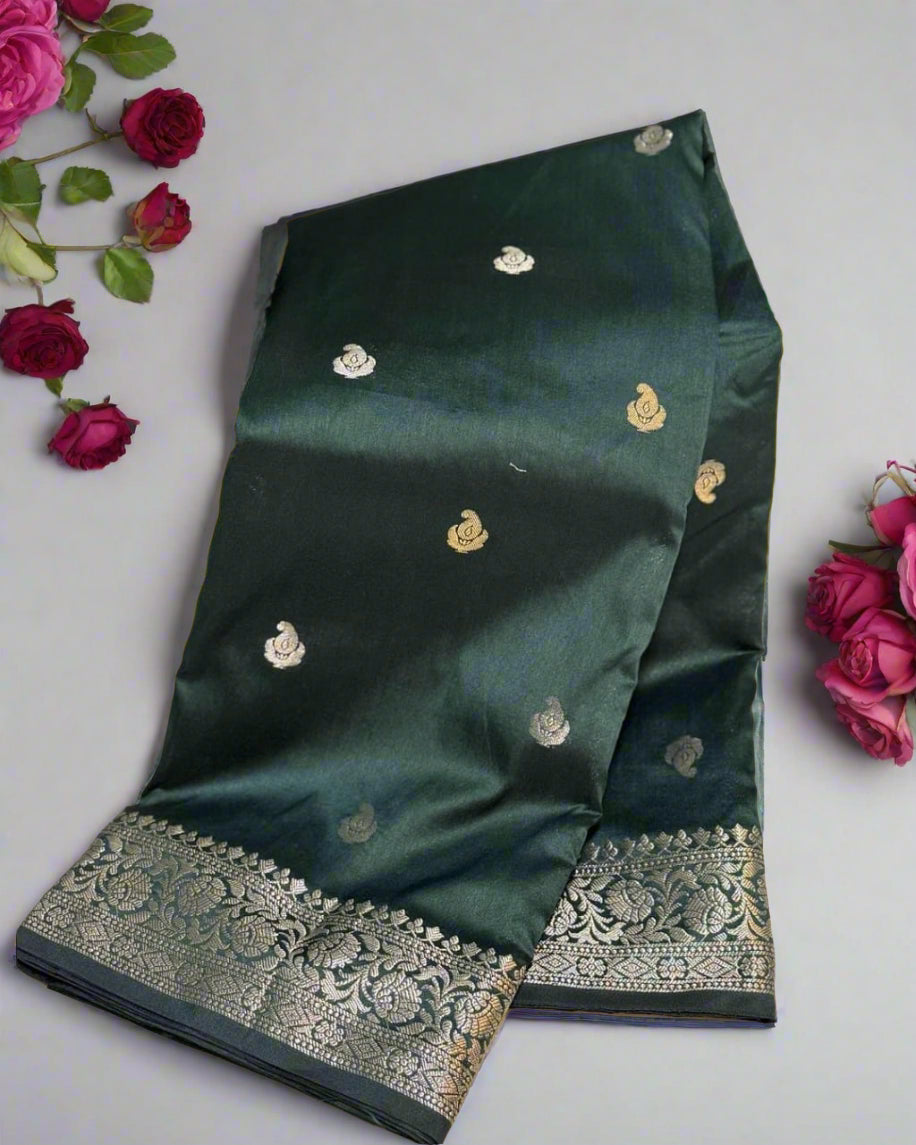 👑 Exclusive Collection 👑 Banarasi Premium Trending Unique Katan Soft Silk Saree