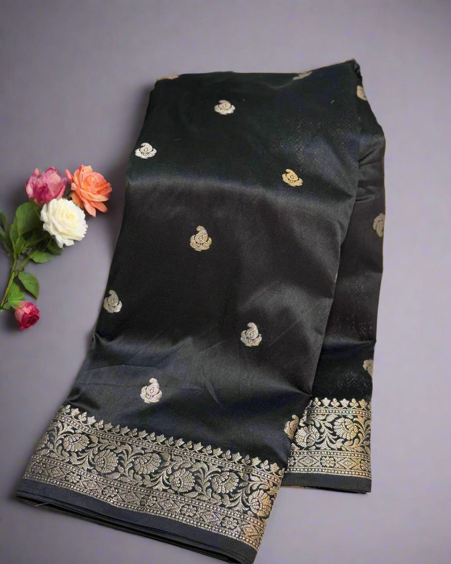 👑 Exclusive Collection 👑 Banarasi Premium Trending Unique Katan Soft Silk Saree