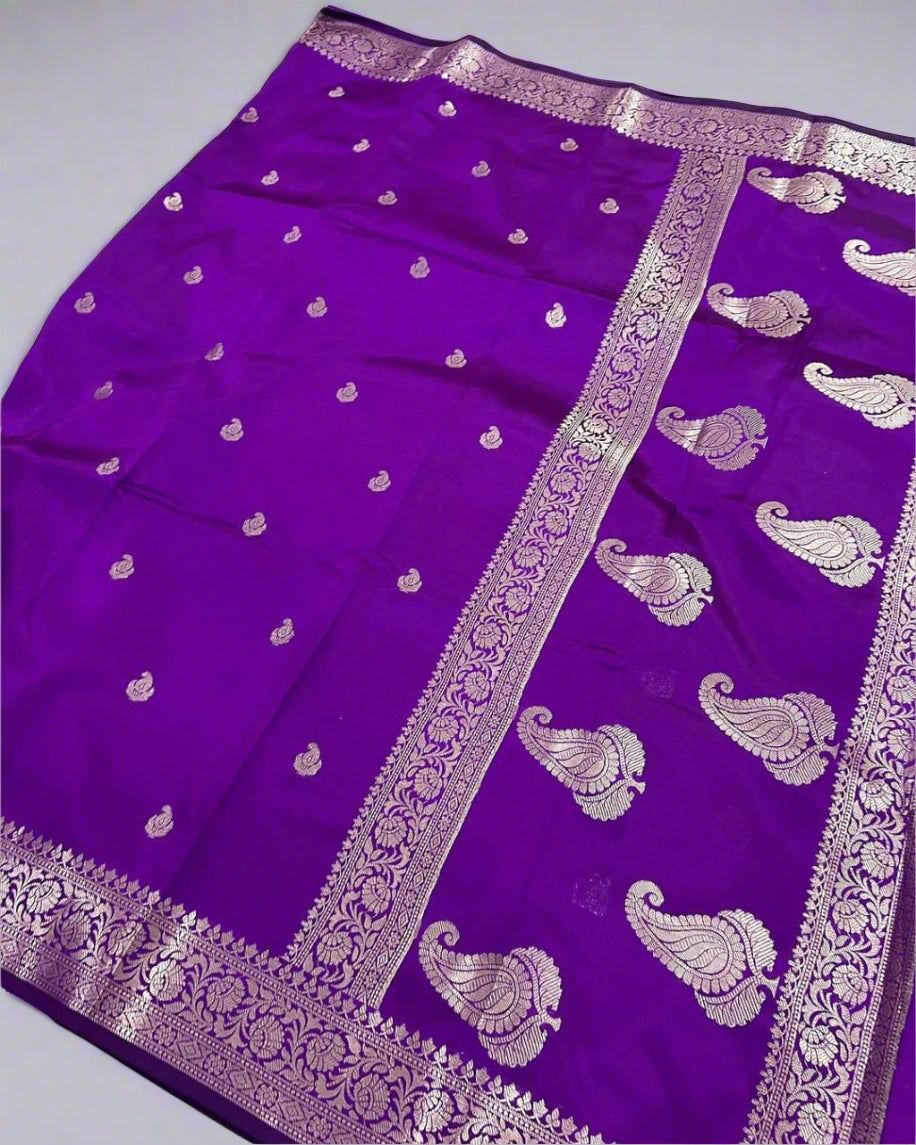👑 Exclusive Collection 👑 Banarasi Premium Trending Unique Katan Soft Silk Saree