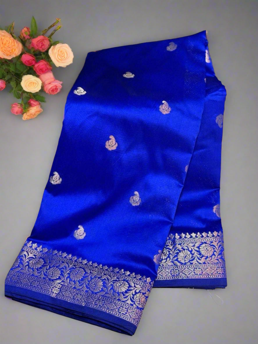👑 Exclusive Collection 👑 Banarasi Premium Trending Unique Katan Soft Silk Saree