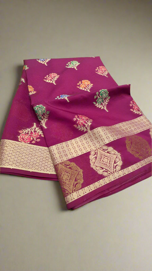 VLS 396 Banarasi Handloom Silk Saree