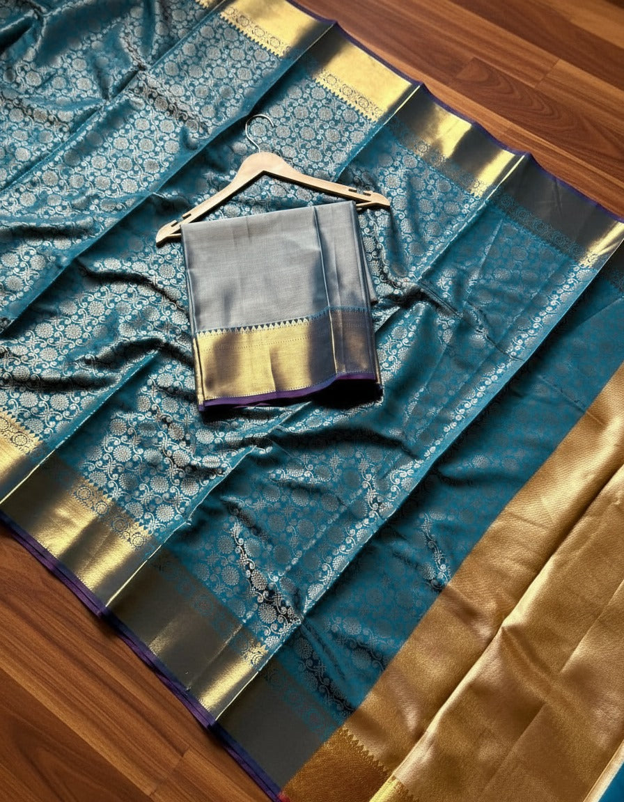 Banarasi Premium Trending Actress-Inspired Katan Silk Soft Saree - VLS 437