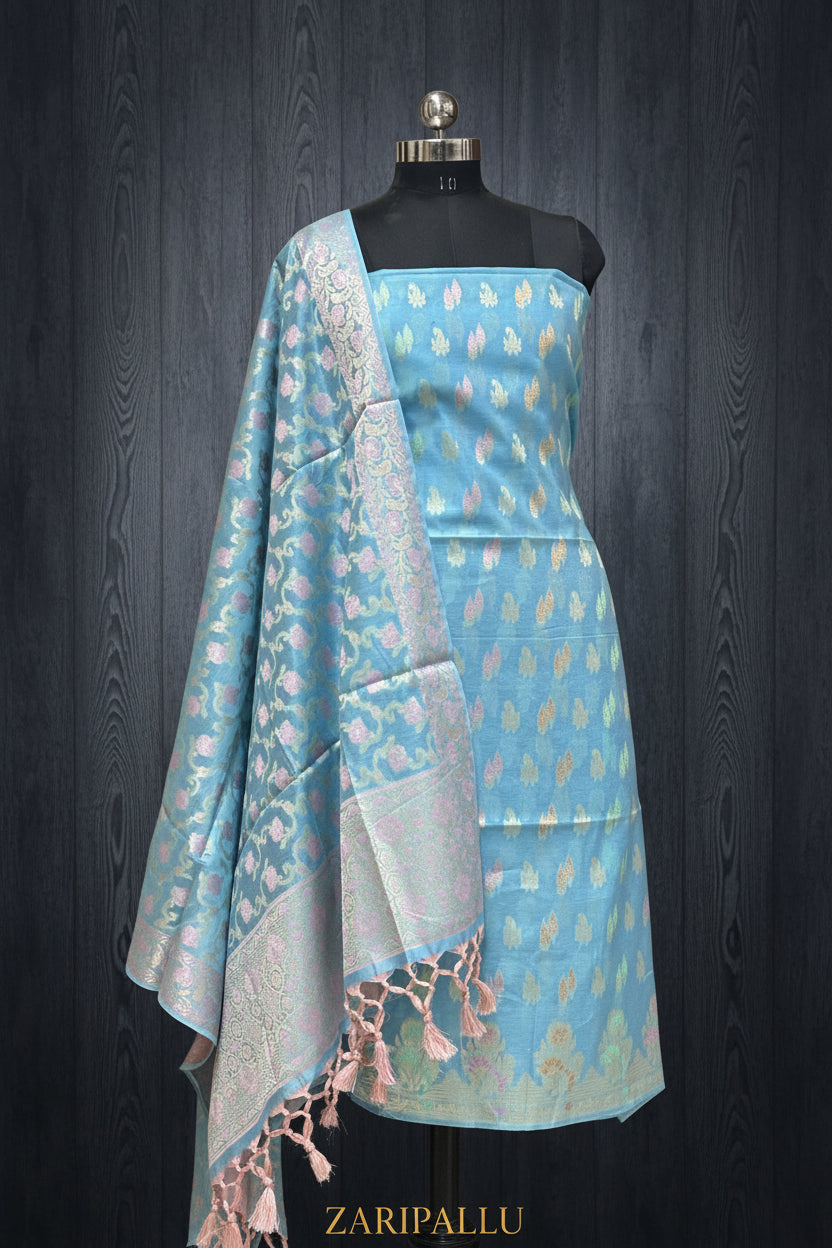 VLS 509 — Banarasi 3-Piece Dress Material ✨