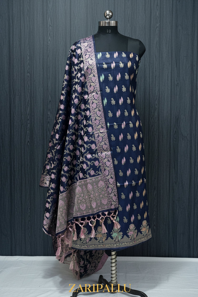 VLS 509 — Banarasi 3-Piece Dress Material ✨
