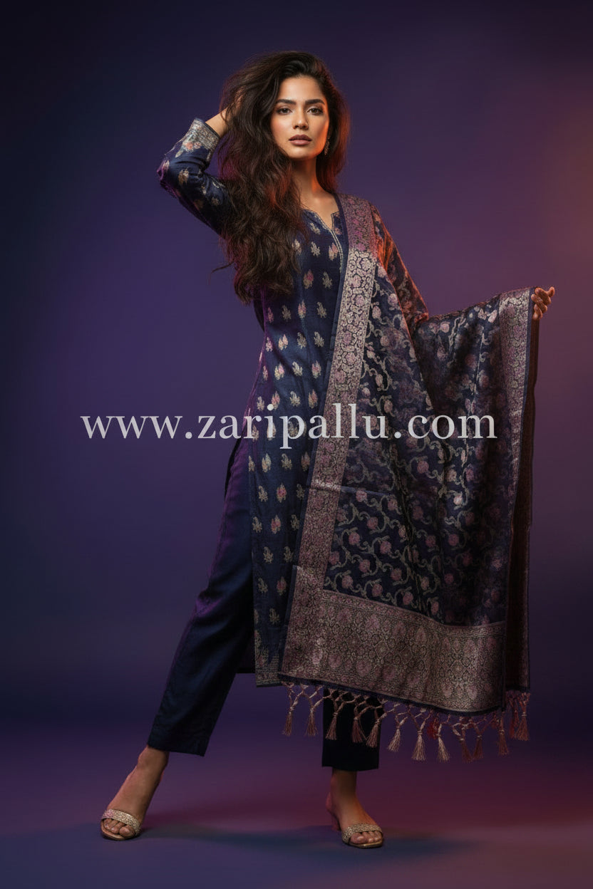 VLS 509 — Banarasi 3-Piece Dress Material ✨