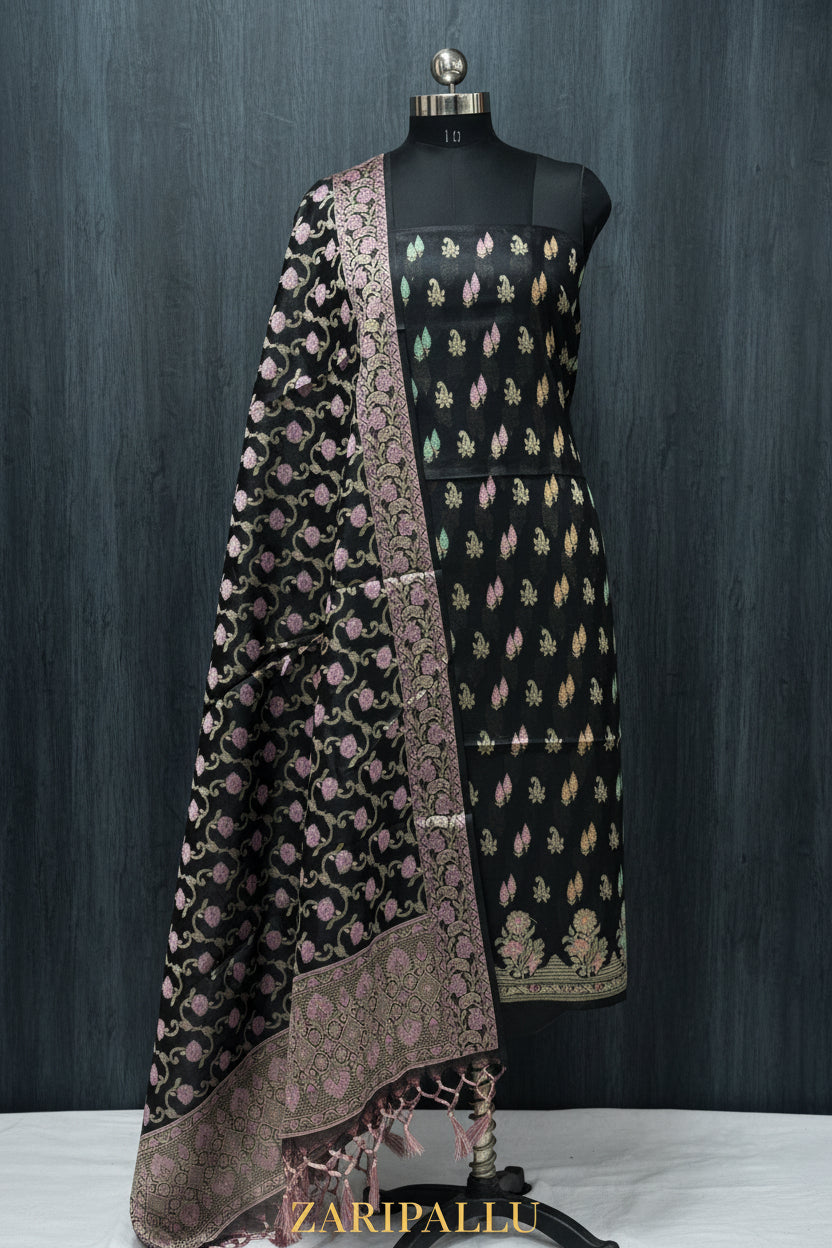 VLS 509 — Banarasi 3-Piece Dress Material ✨