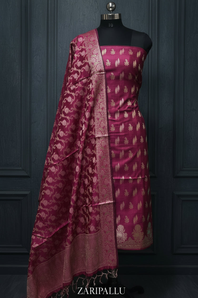 VLS 509 — Banarasi 3-Piece Dress Material ✨