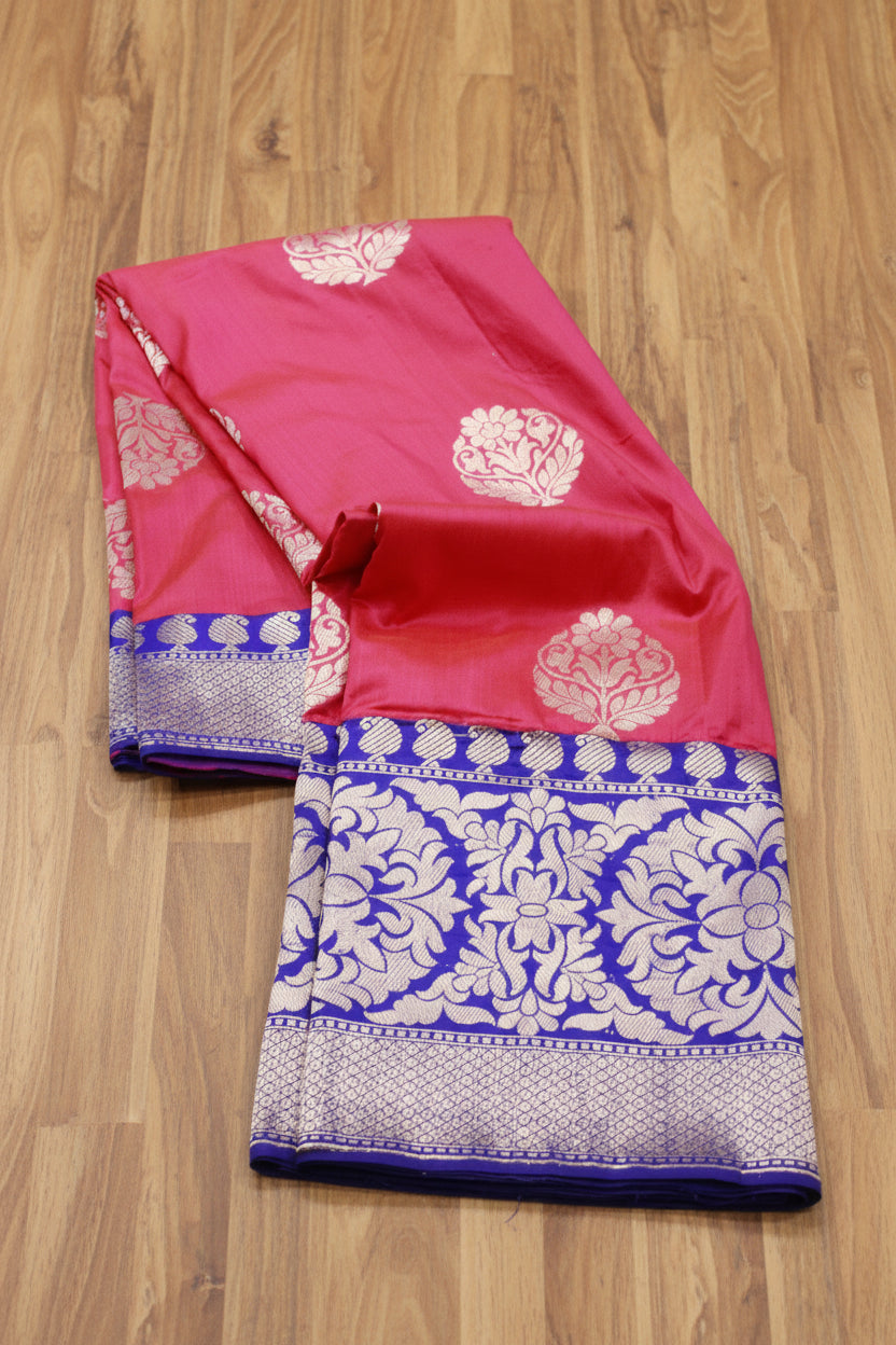 VLS 481 – Pure Silk Banarasi Saree with Lock Weaving Motifs