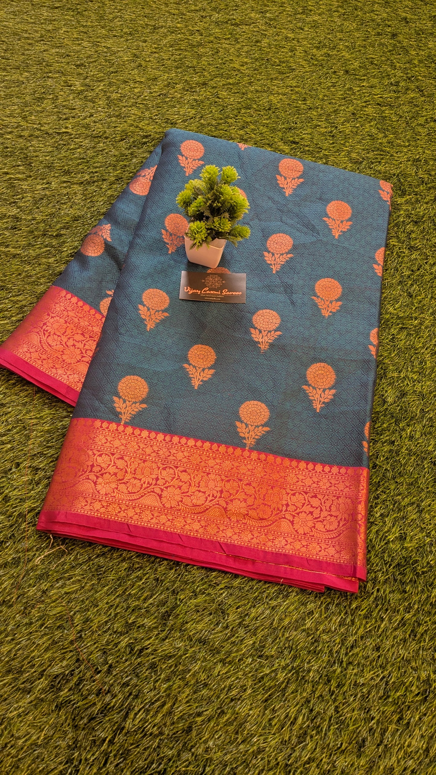 Banarasi Organza jamawar silk