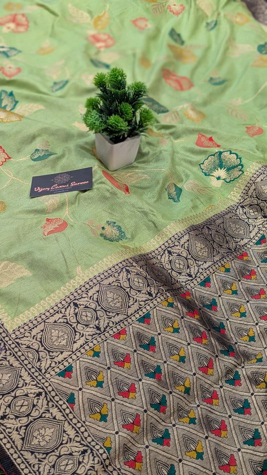 Banarasi semi-katan dupion silk saree