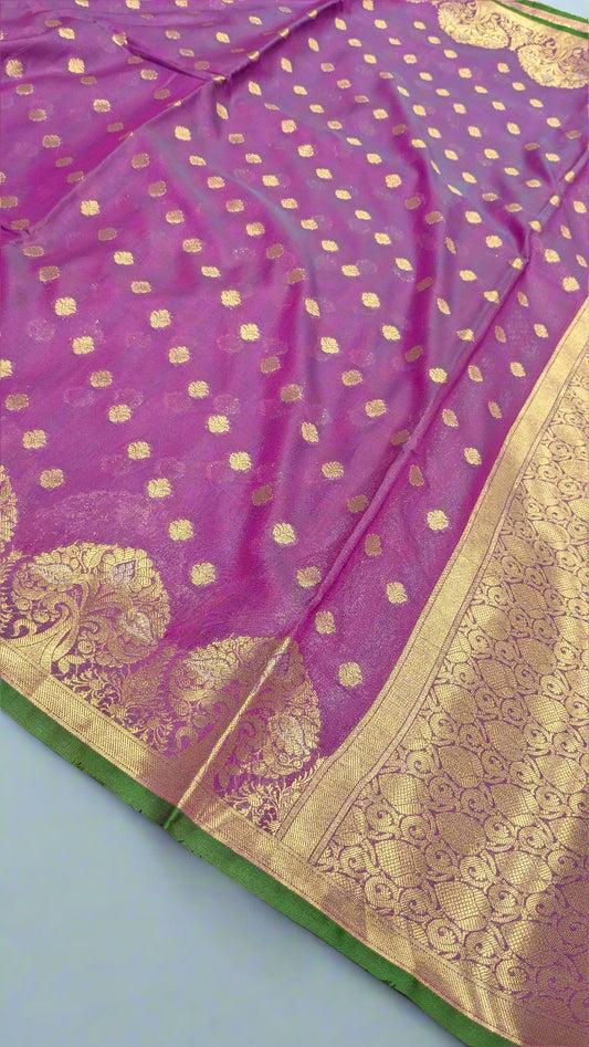 VLS-357 – Premium Resham Katan Booti Banarasi Saree