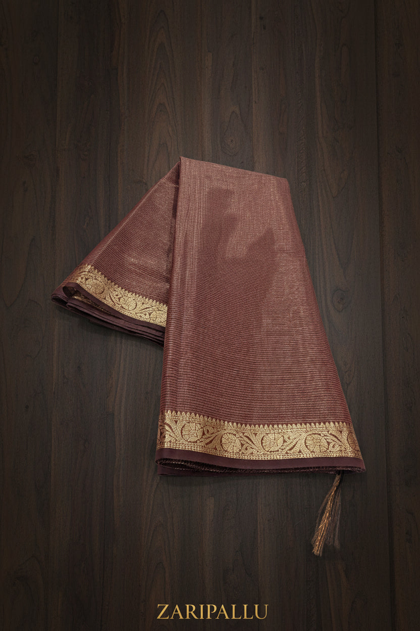 VLS 505 – Premium Banarasi Mulberry Tissue Cotton Saree