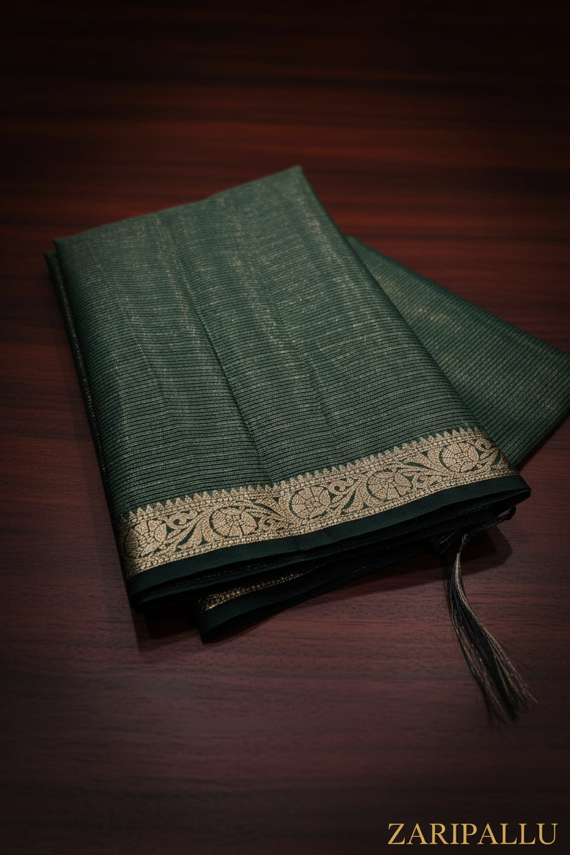 VLS 505 – Premium Banarasi Mulberry Tissue Cotton Saree