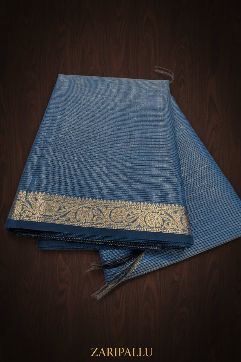 VLS 505 – Premium Banarasi Mulberry Tissue Cotton Saree